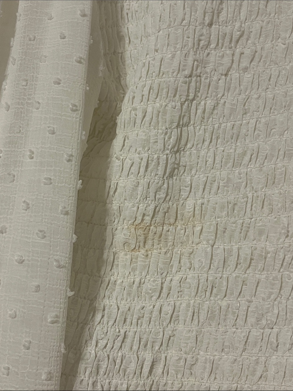 DO+BE Ivory Smocked Ruffle Detail Top - Picture 4 of 4